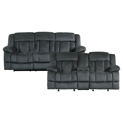 Laurelton 2pc Set: Sofa, Love in Gray - 9636CC*2 - FAMSA Furniture (TX)