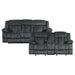 Laurelton 2pc Set: Sofa, Love in Gray - 9636CC*2 - FAMSA Furniture (TX)