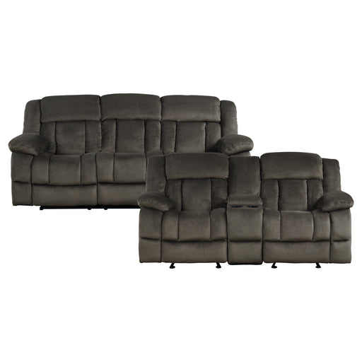 Laurelton 2pc Set: Sofa, Love in Brown - 9636*2 - FAMSA Furniture (TX)