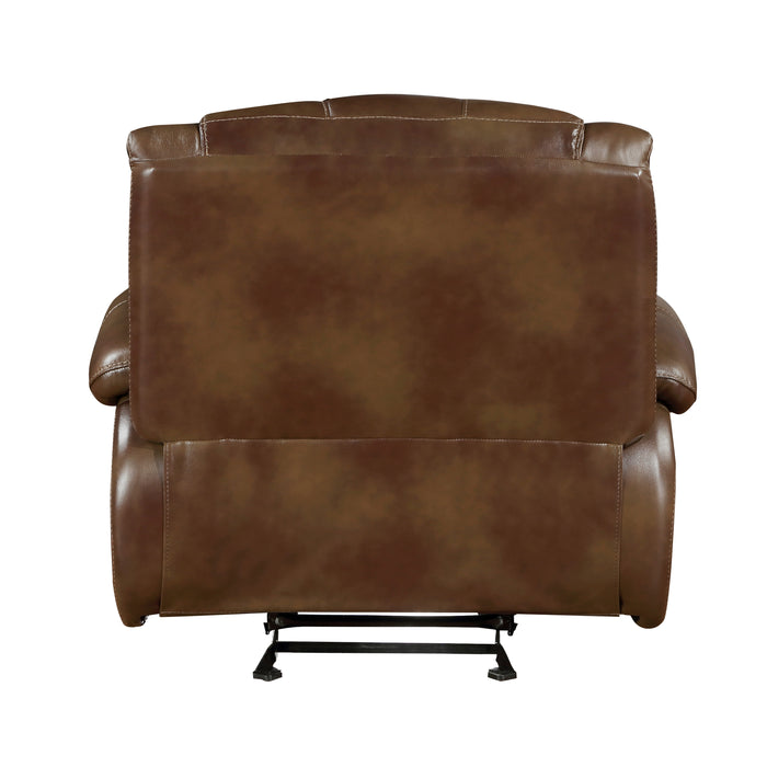 Ellicott Glider Reclining Chair in Brown - 9639BR-1 - FAMSA Furniture (TX)