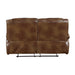Ellicott Double Reclining Loveseat in Brown - 9639BR-2 - FAMSA Furniture (TX)