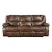 Ellicott Double Reclining Sofa in Brown - 9639BR-3 - FAMSA Furniture (TX)