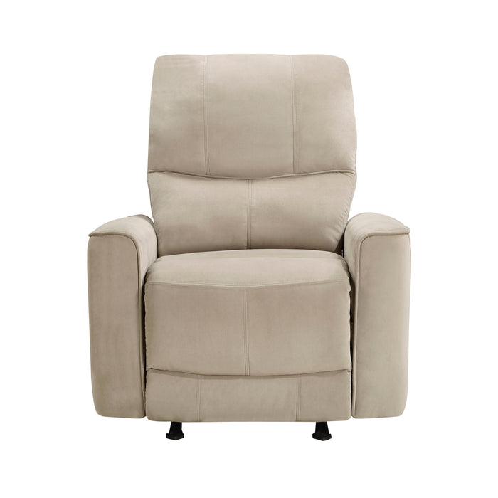 Artem Power Rocker Reclining Chair in Brown - 9645BR-1PW - FAMSA Furniture (TX)