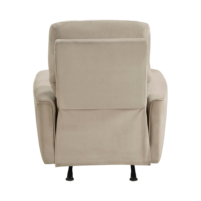 Artem Power Rocker Reclining Chair in Brown - 9645BR-1PW - FAMSA Furniture (TX)