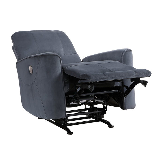 Artem Power Rocker Reclining Chair in Gray - 9645DG-1PW - FAMSA Furniture (TX)