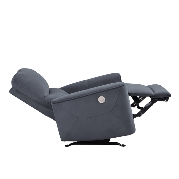 Artem Power Rocker Reclining Chair in Gray - 9645DG-1PW - FAMSA Furniture (TX)
