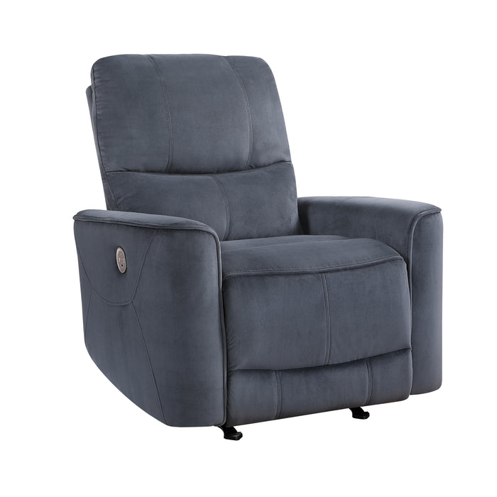 Artem Power Rocker Reclining Chair in Gray - 9645DG-1PW - FAMSA Furniture (TX)
