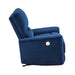 Artem Power Rocker Reclining Chair in Blue - 9645NV-1PW - FAMSA Furniture (TX)