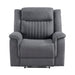 Dean Reclining Chair in Gray - 9646GY-1 - FAMSA Furniture (TX)