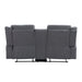 Dean Double Reclining Loveseat with Center Console in Gray - 9646GY-2 - FAMSA Furniture (TX)