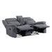 Dean Double Reclining Loveseat with Center Console in Gray - 9646GY-2 - FAMSA Furniture (TX)