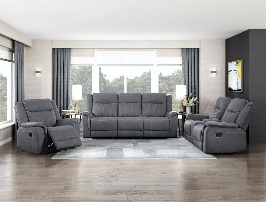 Dean Reclining Chair in Gray - 9646GY-1 - FAMSA Furniture (TX)