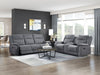 Dean Double Reclining Loveseat with Center Console in Gray - 9646GY-2 - FAMSA Furniture (TX)