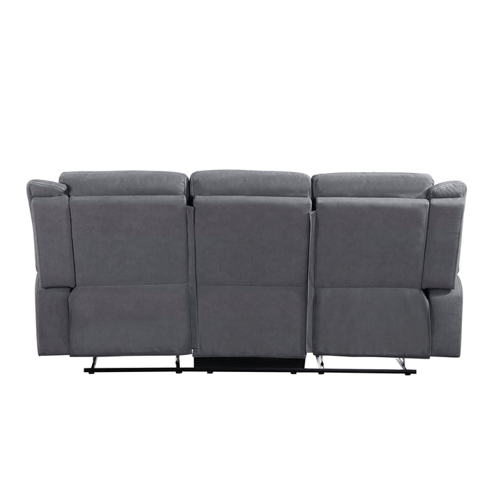 Dean Double Reclining Sofa in Gray - 9646GY-3 - FAMSA Furniture (TX)