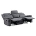 Dean Double Reclining Sofa in Gray - 9646GY-3 - FAMSA Furniture (TX)