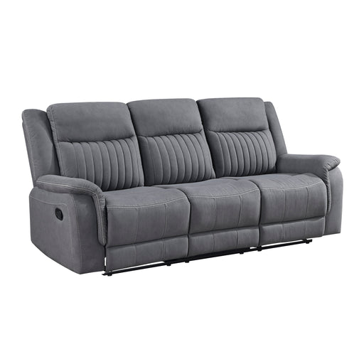 Dean Double Reclining Sofa in Gray - 9646GY-3 - FAMSA Furniture (TX)