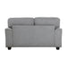 Bradford Loveseat in Gray - 9648GY-2 - FAMSA Furniture (TX)