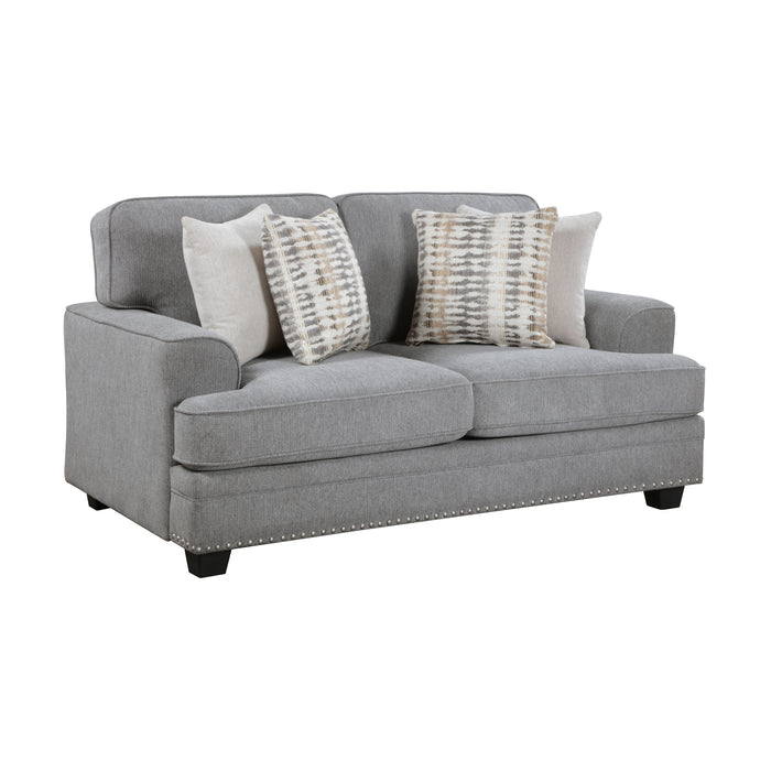Bradford Loveseat in Gray - 9648GY-2 - FAMSA Furniture (TX)