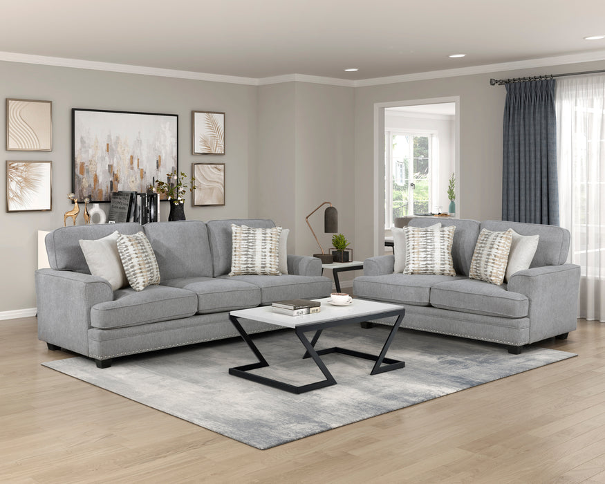 Bradford Sofa in Gray - 9648GY-3 - FAMSA Furniture (TX)