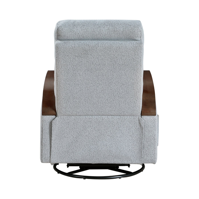 9659GRY-1 Swivel Glider Reclining Chair image