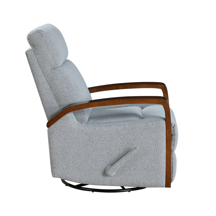 9659GRY-1 Swivel Glider Reclining Chair image