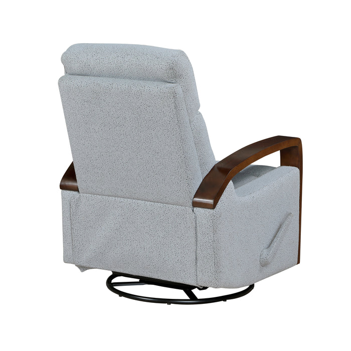 9659GRY-1 Swivel Glider Reclining Chair image