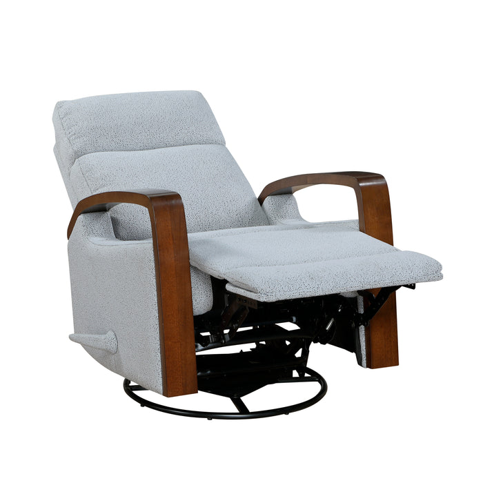 9659GRY-1 Swivel Glider Reclining Chair image