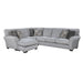 Kieran 2-Piece Reversible Sectional in Gray - 9679GY*SC - FAMSA Furniture (TX)