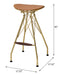 Dragea Bar Stool (Set-2) - Image 4