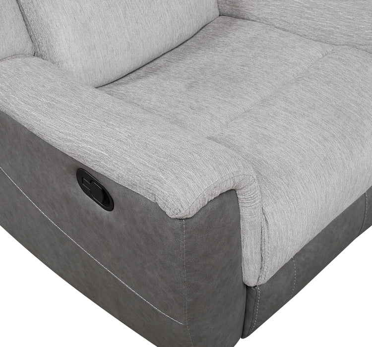9703GY-2 Double Reclining Love Seat with Center Console image