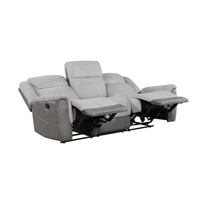 9703GY-3 Double Reclining Sofa image