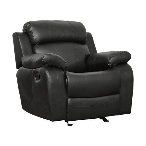 Marille Glider Reclining Chair in Black - 9724BLK-1 - FAMSA Furniture (TX)
