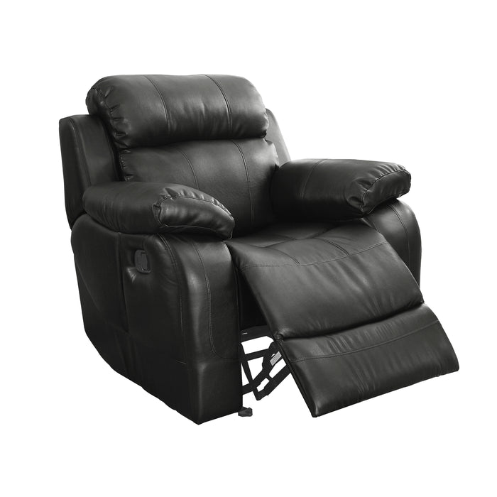 Marille Glider Reclining Chair in Black - 9724BLK-1 - FAMSA Furniture (TX)