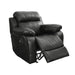 Marille Glider Reclining Chair in Black - 9724BLK-1 - FAMSA Furniture (TX)