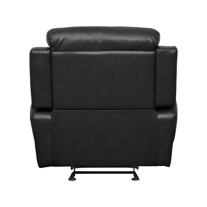 Marille Glider Reclining Chair in Black - 9724BLK-1 - FAMSA Furniture (TX)