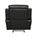 Marille Glider Reclining Chair in Black - 9724BLK-1 - FAMSA Furniture (TX)