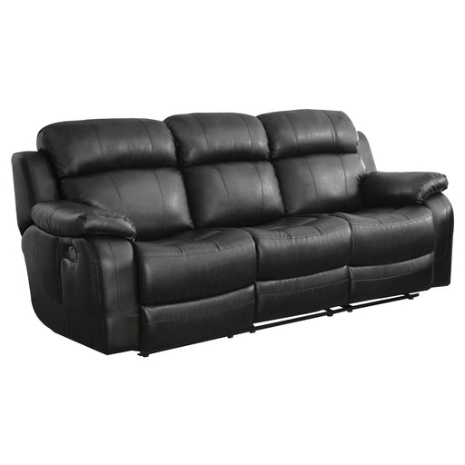 9724BLK-3 Double Reclining Sofa with Center Drop-Down Cup Holders image