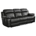 9724BLK-3 Double Reclining Sofa with Center Drop-Down Cup Holders image