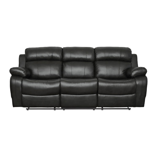 Marille 2pc Set: Sofa, Love in Black - 9724BLK*2 - FAMSA Furniture (TX)