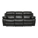 9724BLK-3 Double Reclining Sofa with Center Drop-Down Cup Holders image