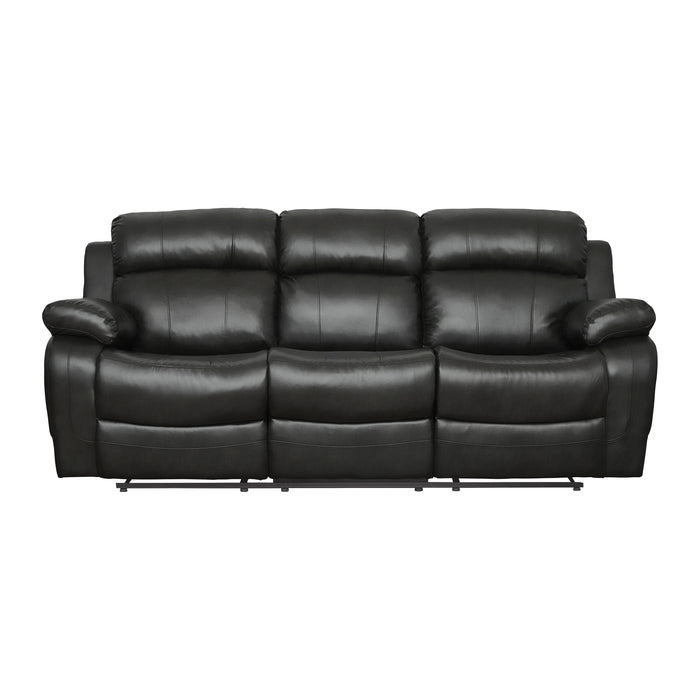 Marille 2pc Set: Sofa, Love in Black - 9724BLK*2 - FAMSA Furniture (TX)