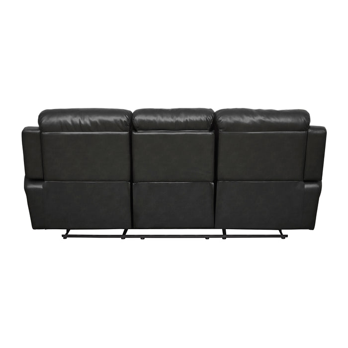 Marille 2pc Set: Sofa, Love in Black - 9724BLK*2 - FAMSA Furniture (TX)