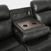 Marille 2pc Set: Sofa, Love in Black - 9724BLK*2 - FAMSA Furniture (TX)