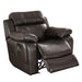 Marille Glider Reclining Chair in Brown - 9724BRW-1 - FAMSA Furniture (TX)