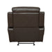 Marille Glider Reclining Chair in Brown - 9724BRW-1 - FAMSA Furniture (TX)