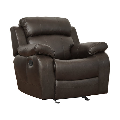 Marille Glider Reclining Chair in Brown - 9724BRW-1 - FAMSA Furniture (TX)