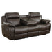 Marille 2pc Set: Sofa, Love in Brown - 9724BRW*2 - FAMSA Furniture (TX)