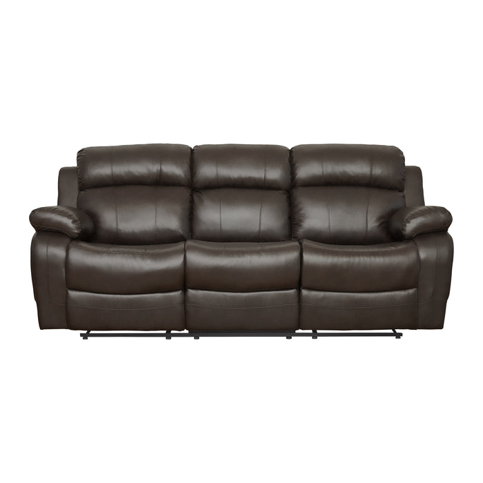9724BRW-3 Double Reclining Sofa with Center Drop-Down Cup Holders image