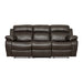 9724BRW-3 Double Reclining Sofa with Center Drop-Down Cup Holders image
