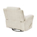 Oxford Swivel Glider Reclining Chair - Beige